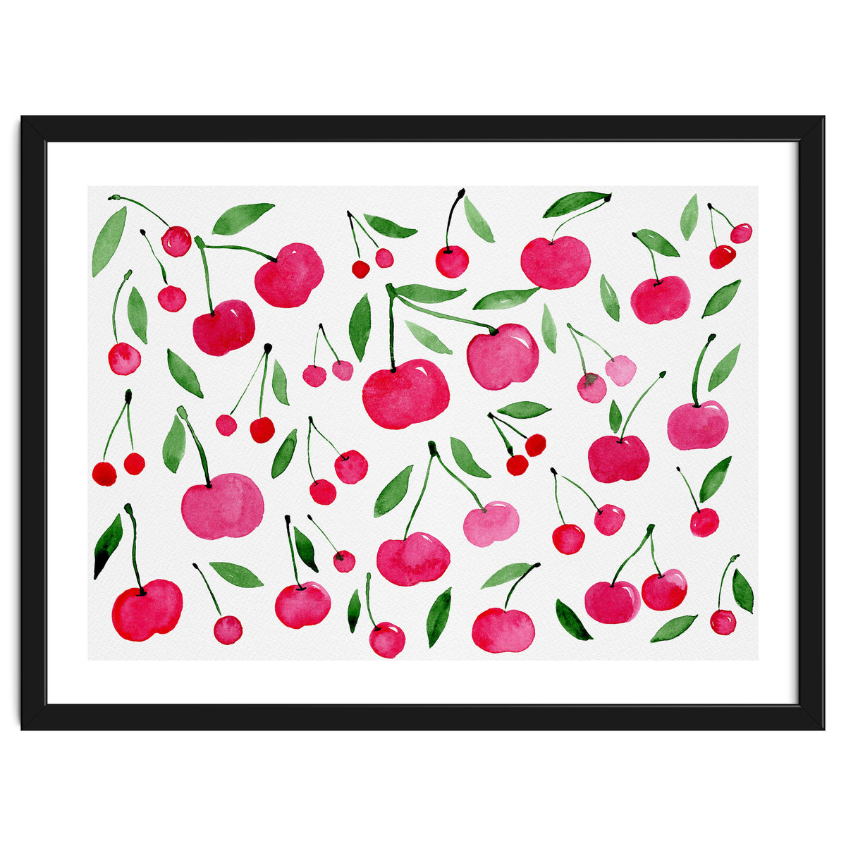 Pink cherry pattern