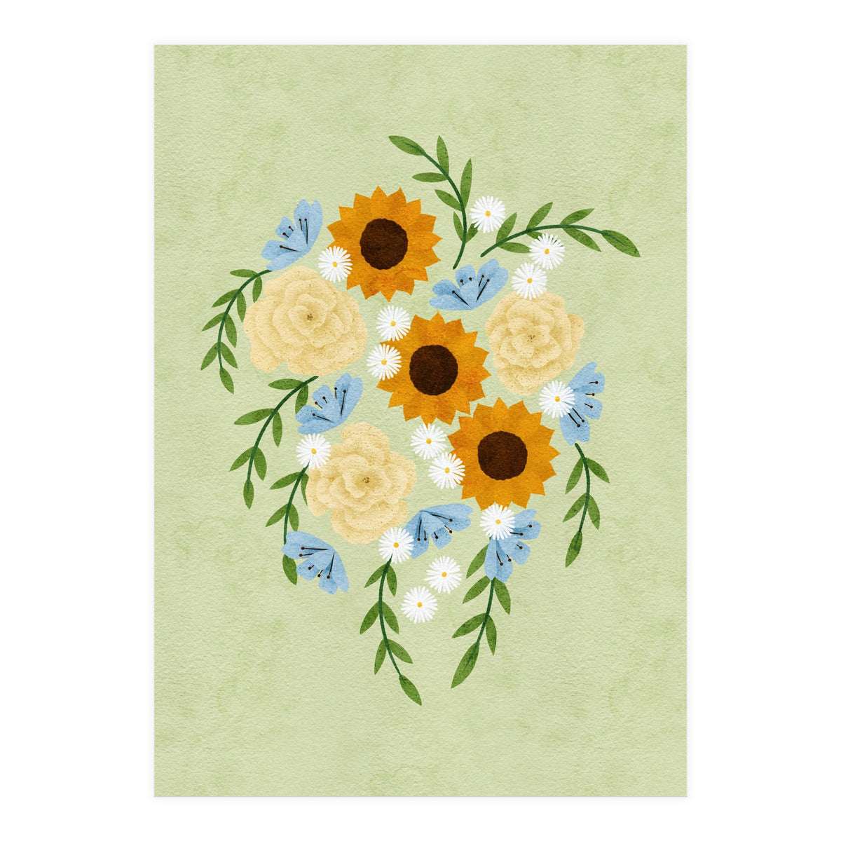 Sunflower Bouquet (Print Only)