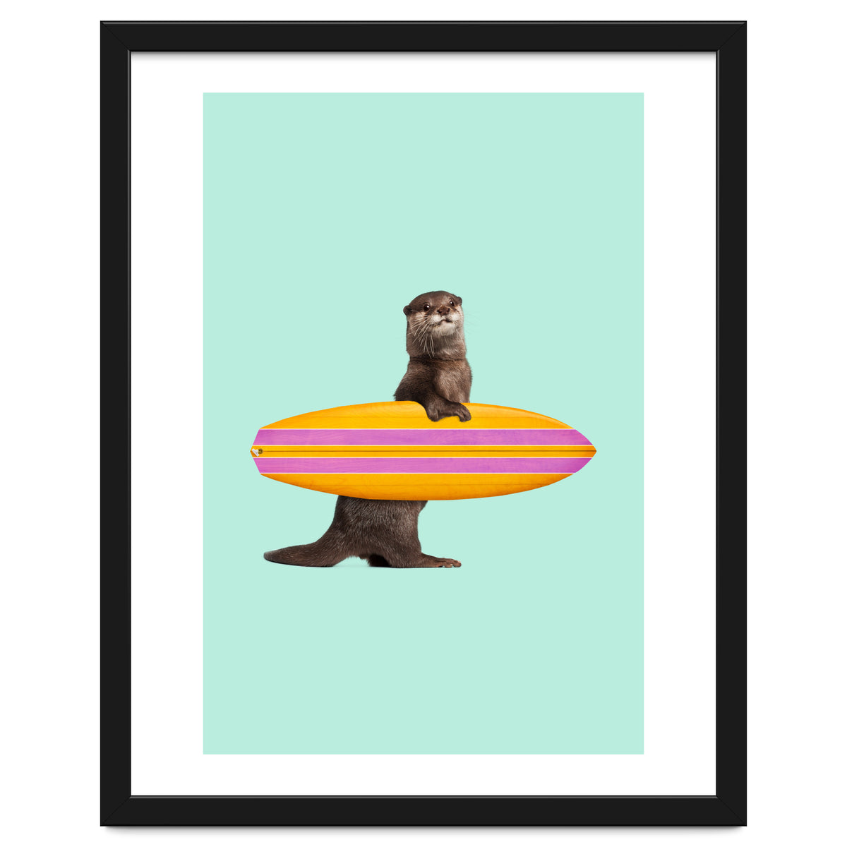 Surfing Otter