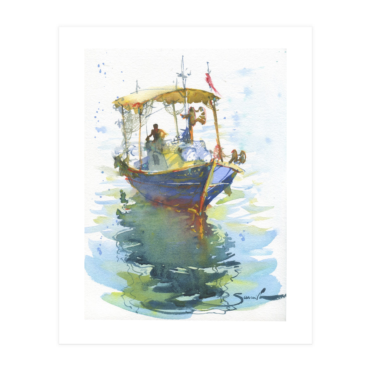 Old fishing ship (Print Only)