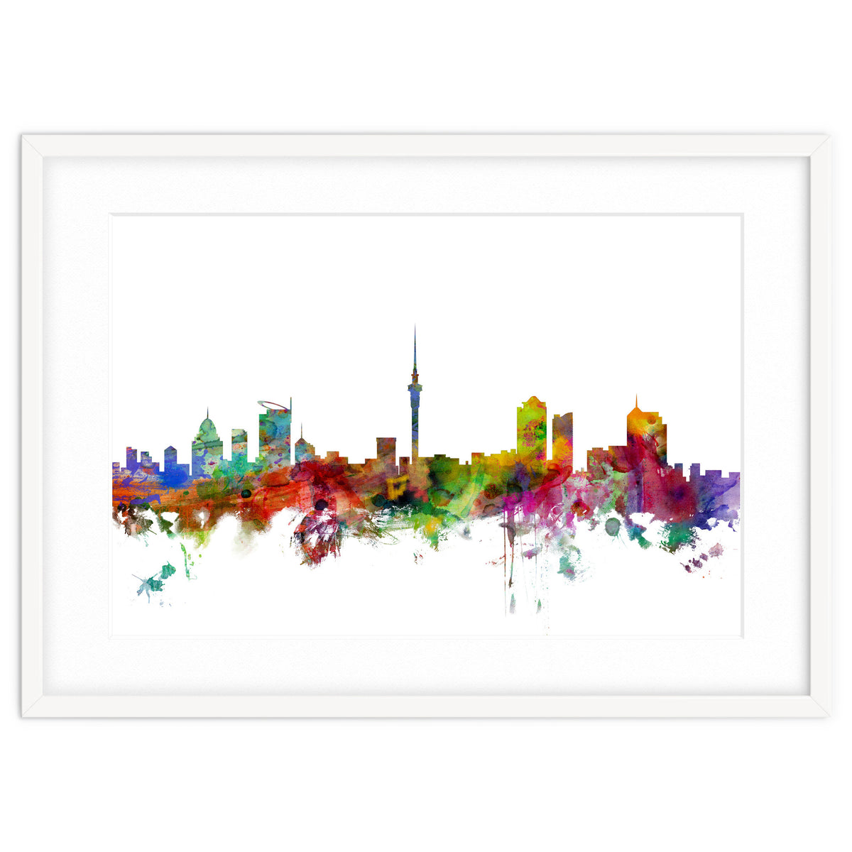 Auckland New Zealand Skyline