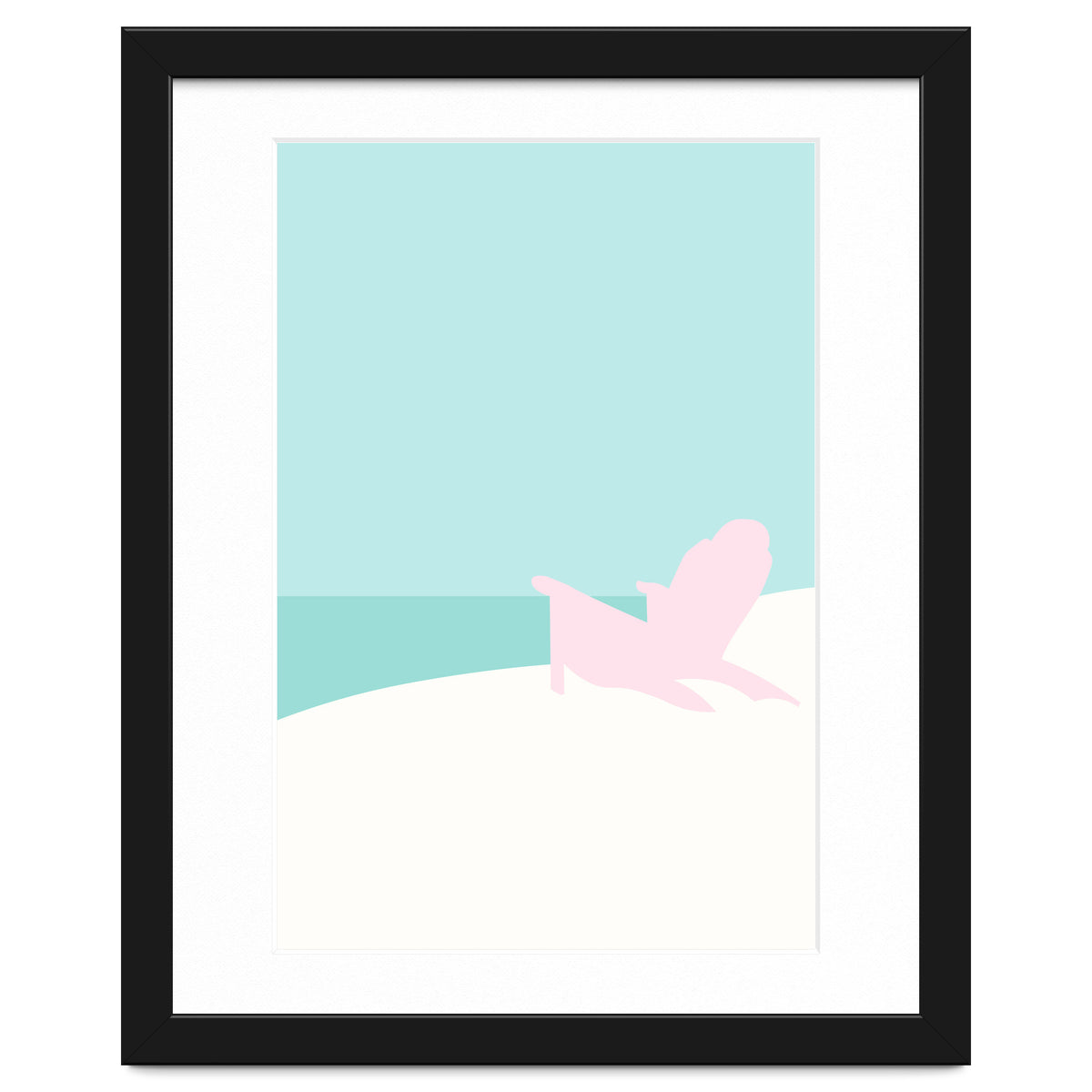 Minimal Beach Chair - Turquoise Coast