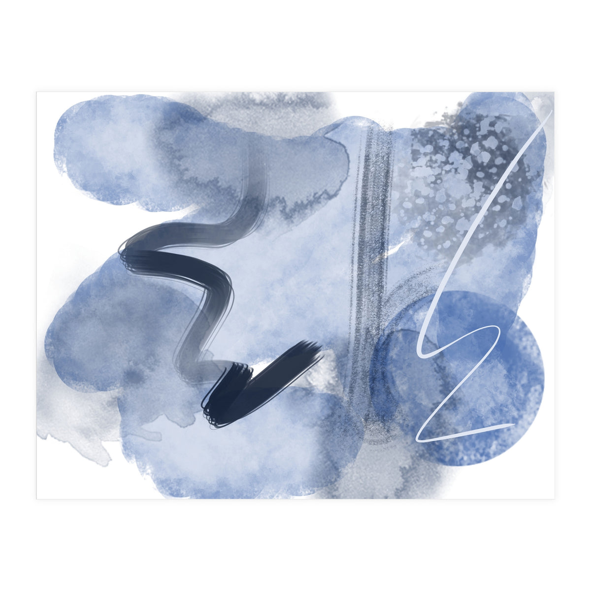 Azul e azul (Print Only)