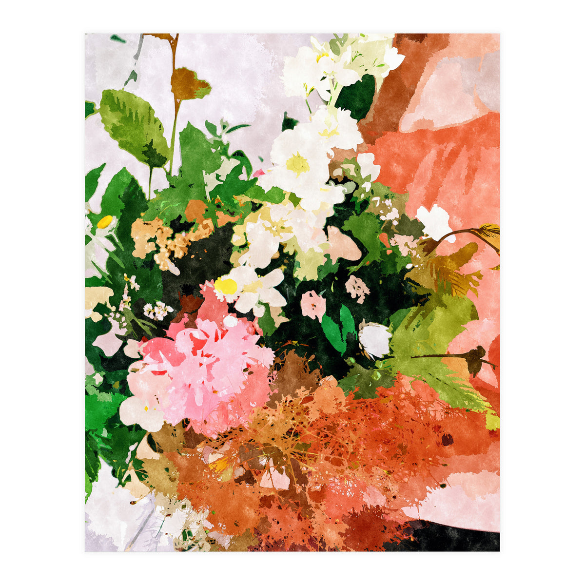 Floral Gift Ii (Print Only)