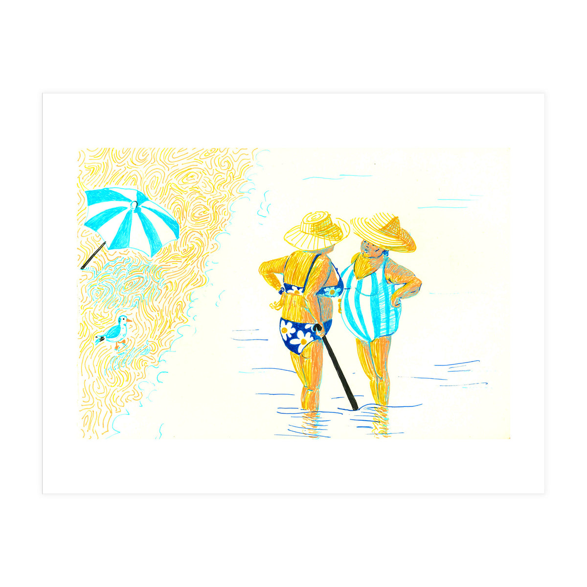 Beachin Grannies (Print Only)