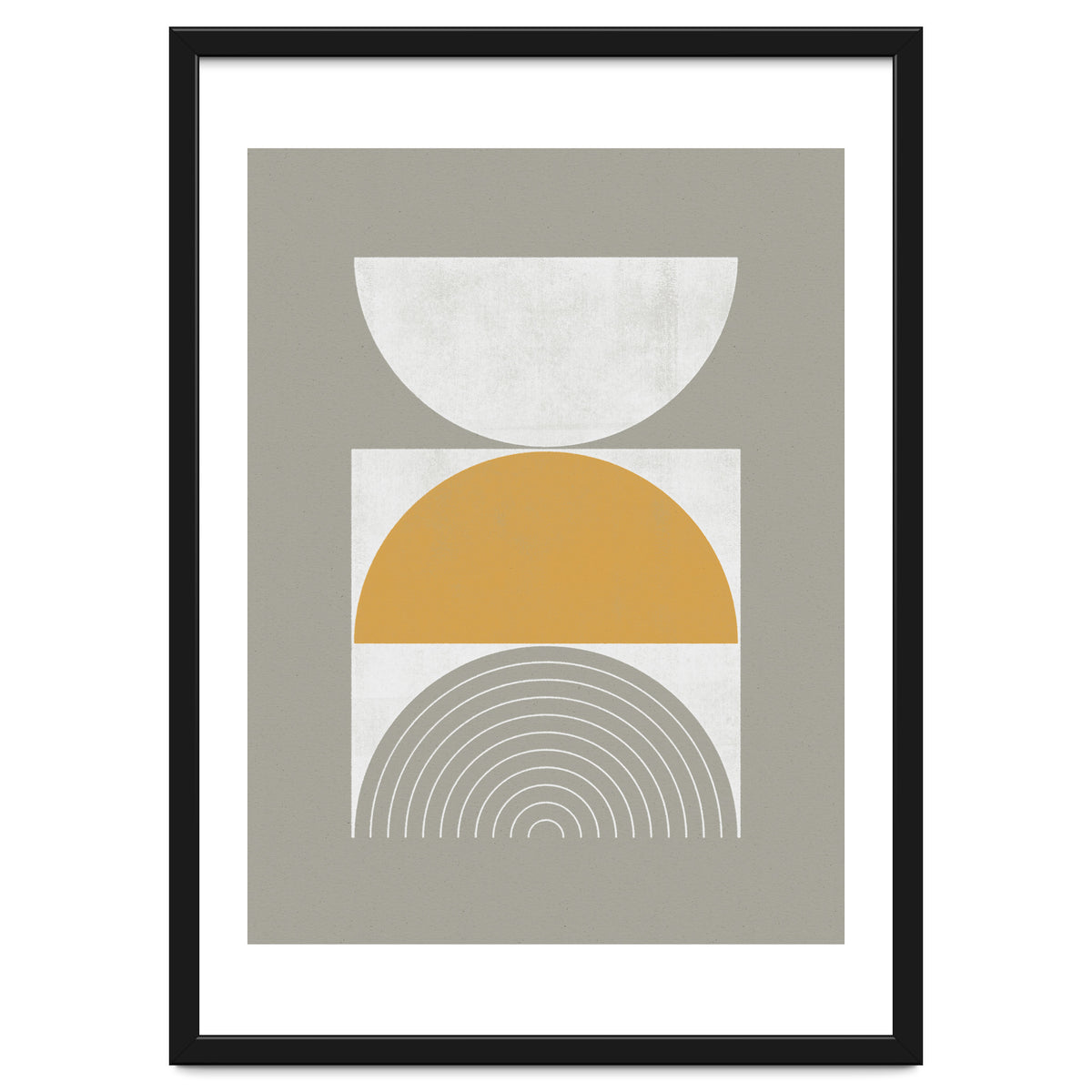 Mid-Century Modern No.29 - Woodblock Print