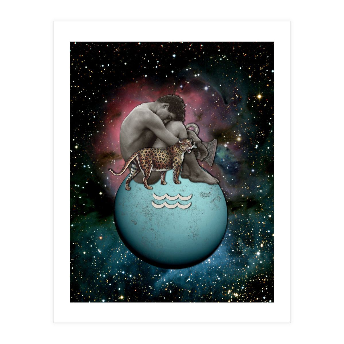 Aquarius  Zodiac Sign (Print Only)