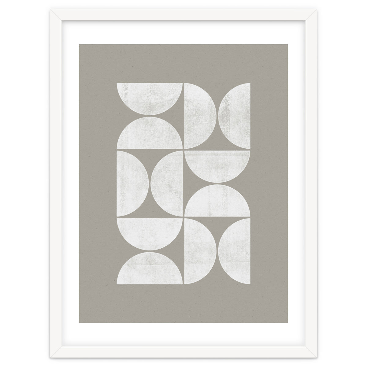 Mid-Century Modern No.17 - Woodblock Print