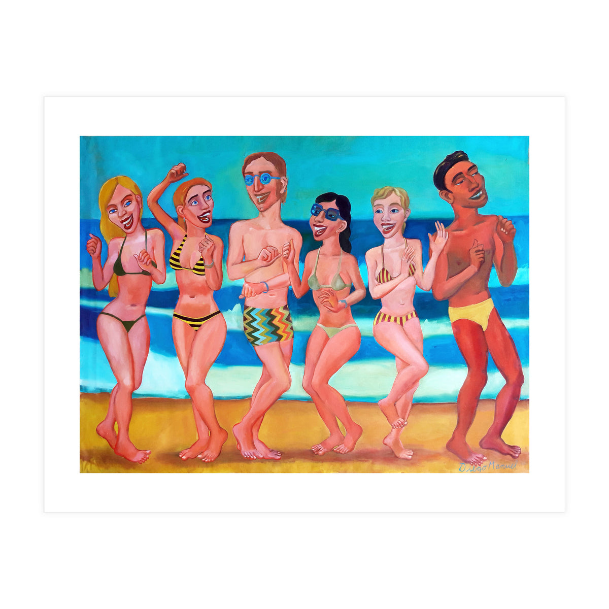 Fiesta En La Playa 6 (Print Only)