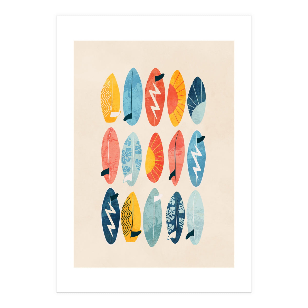 Surfing Board Light (Print Only)