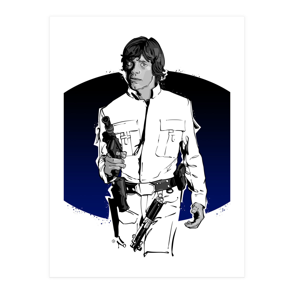Luke Skywalker STAR WARS (Print Only)
