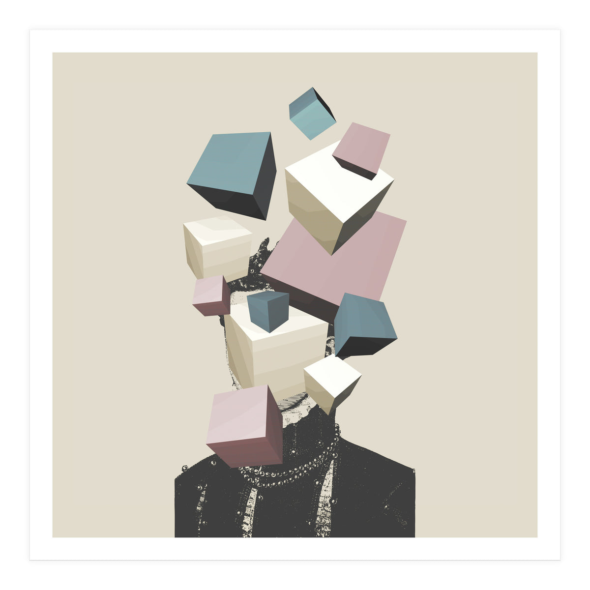 Queen Of Cubes (Print Only)