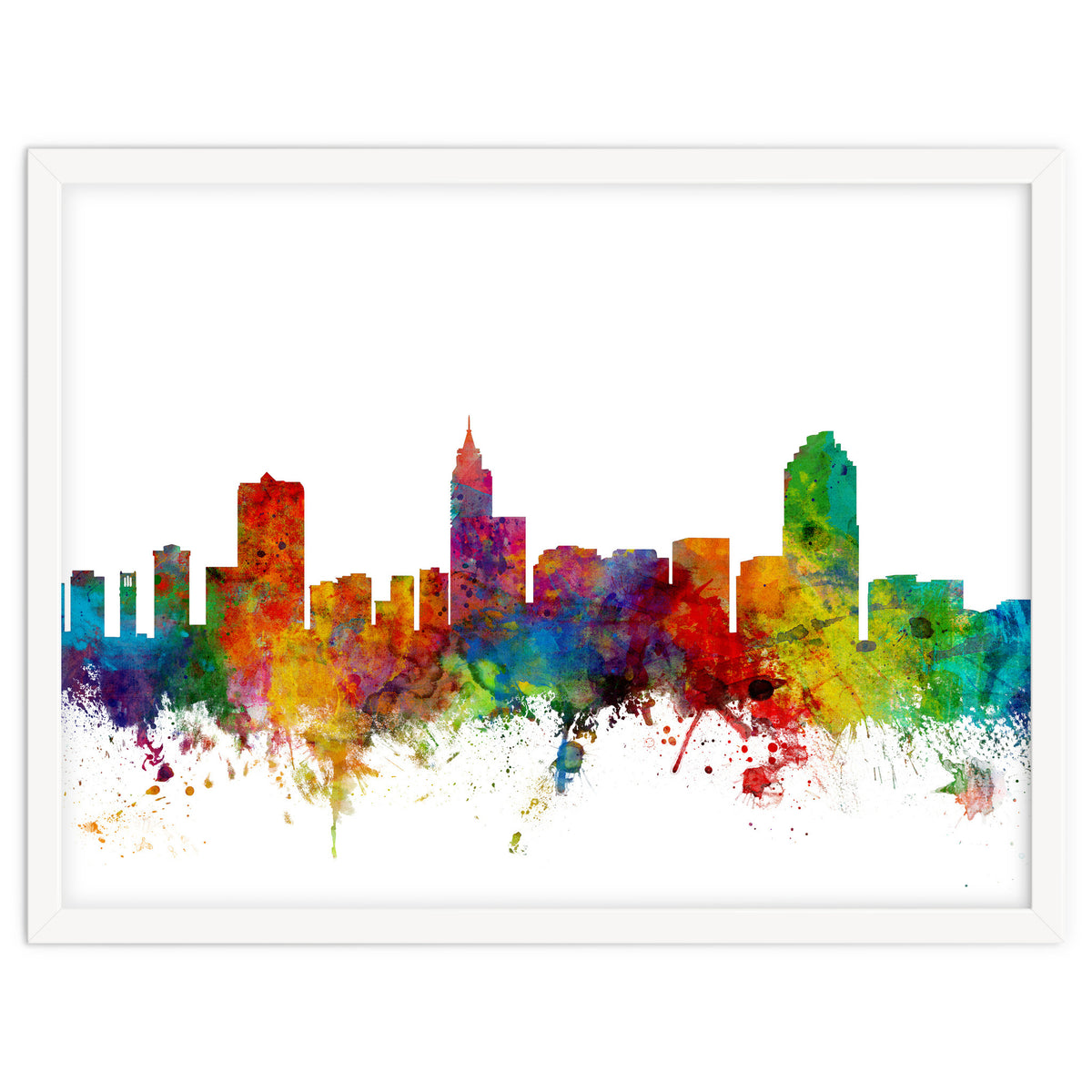 Raleigh North Carolina Skyline