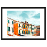 Burano Island | Colorful Patel Architecture Building | Watercolor Travel Painting thumbnail