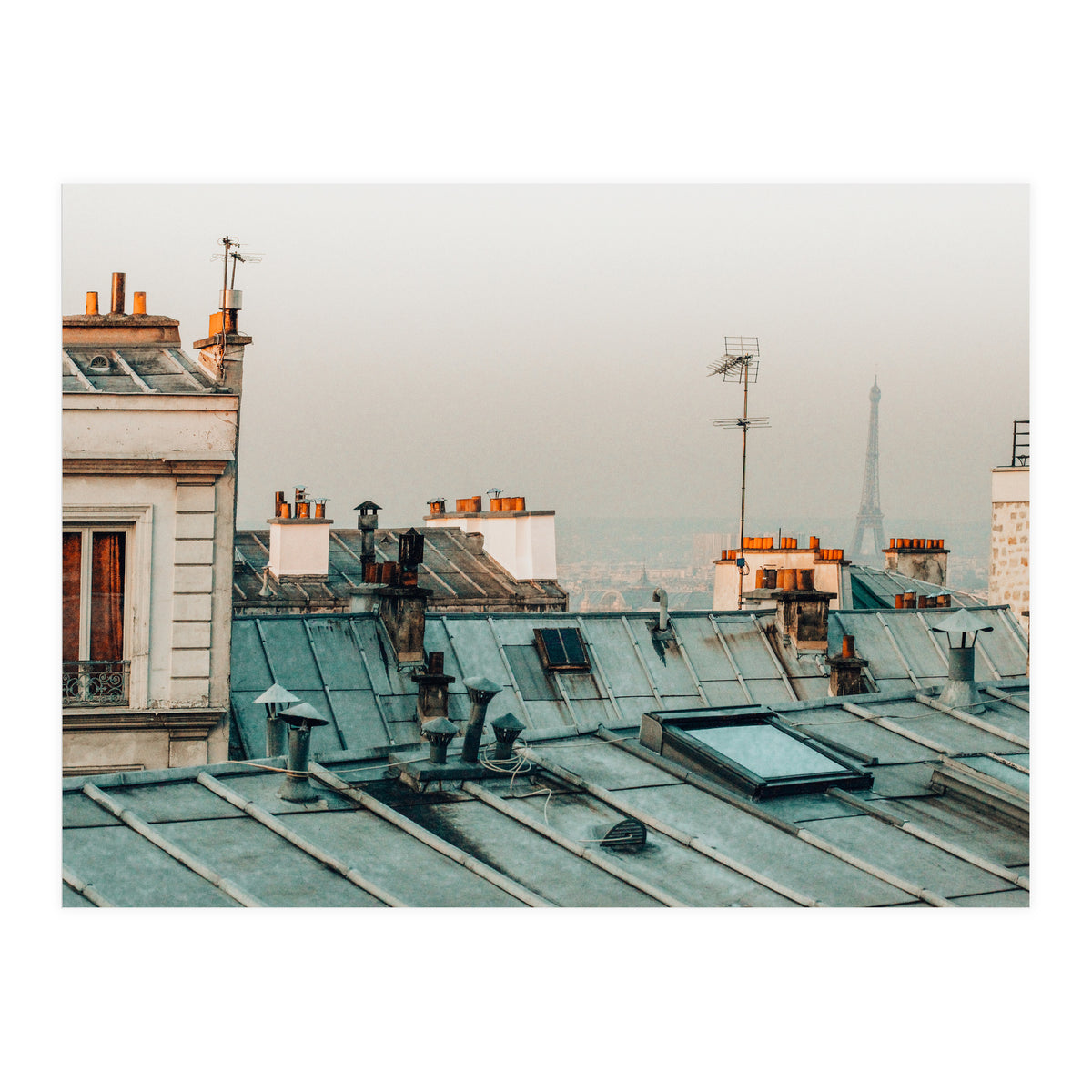 Paris Rooftop #1  (Print Only)
