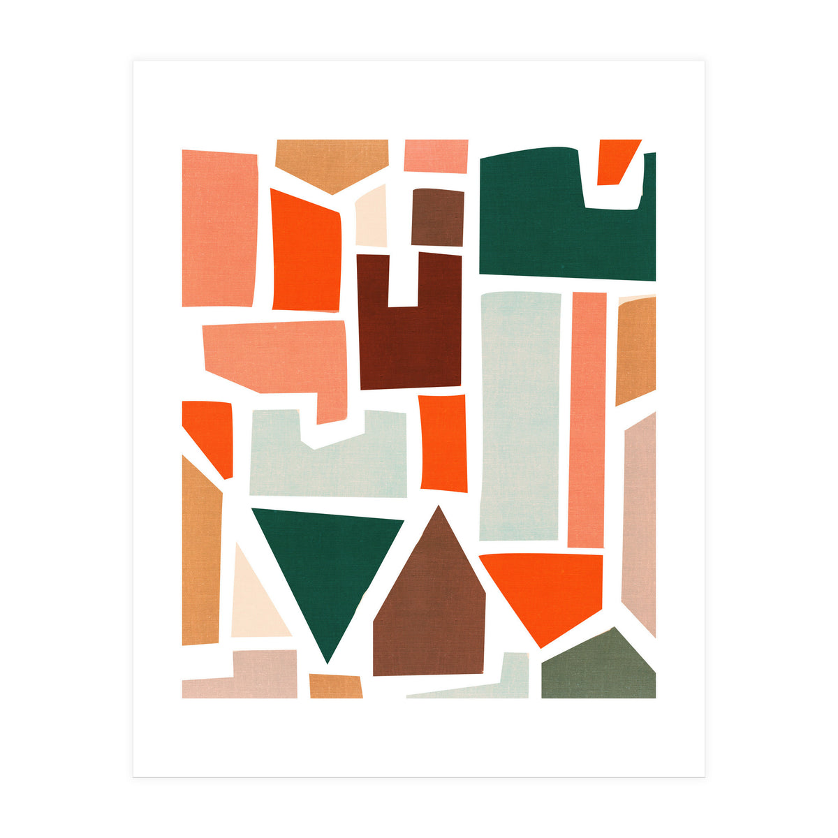 Navigate #Abstract Geometrical Pattern (Print Only)