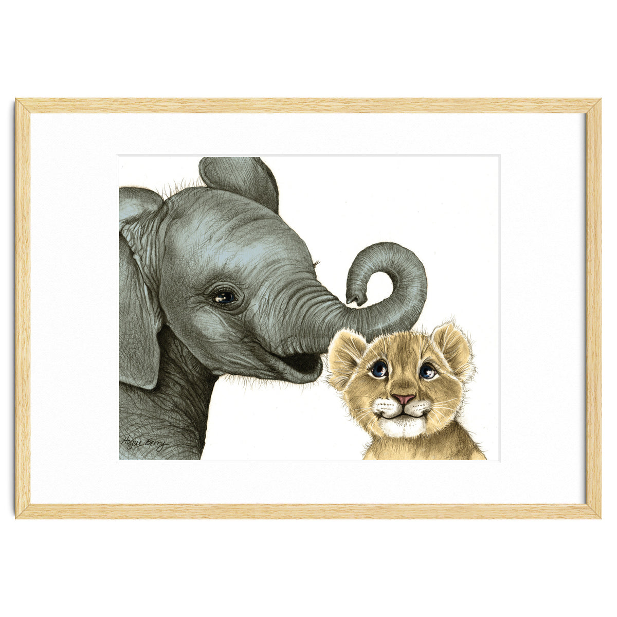 Best Friends, Elephant and Lion