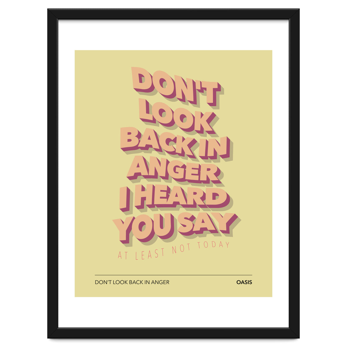 Oasis - Don't Look Back In Anger