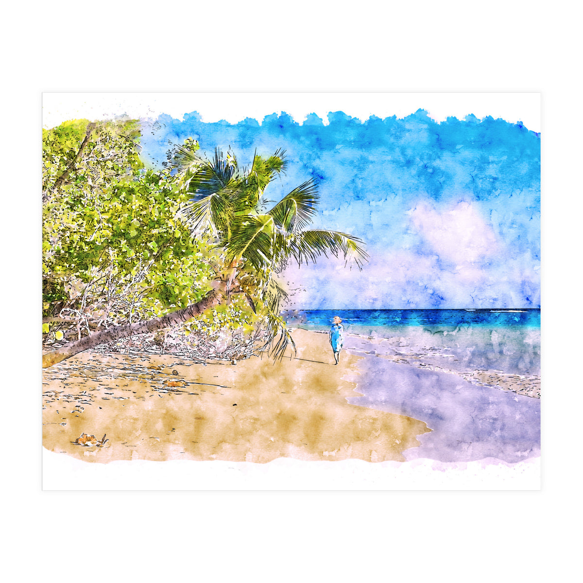 Tropical Island (Print Only)