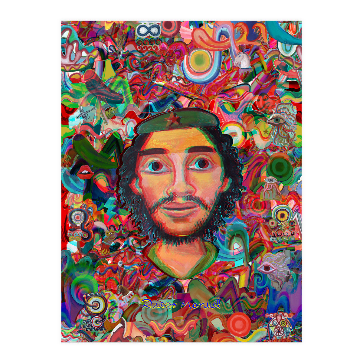 El Che Y Graffiti 2 (Print Only)