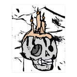 Skull Candlelight Sketch (Print Only) thumbnail