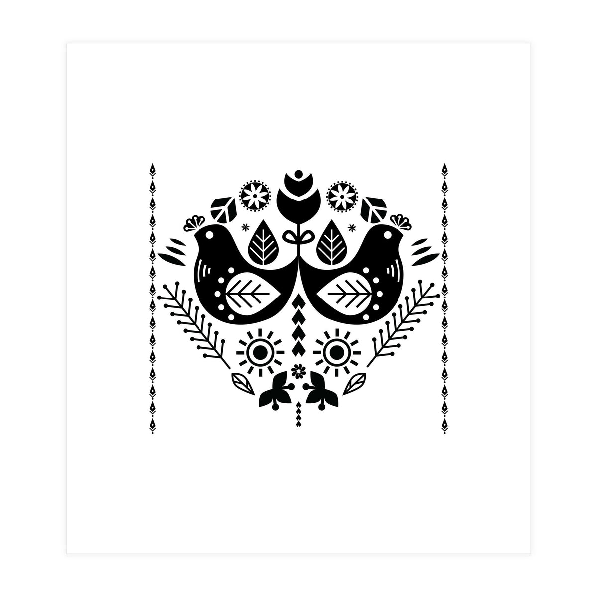 Scandi Folk Pattern (Print Only)