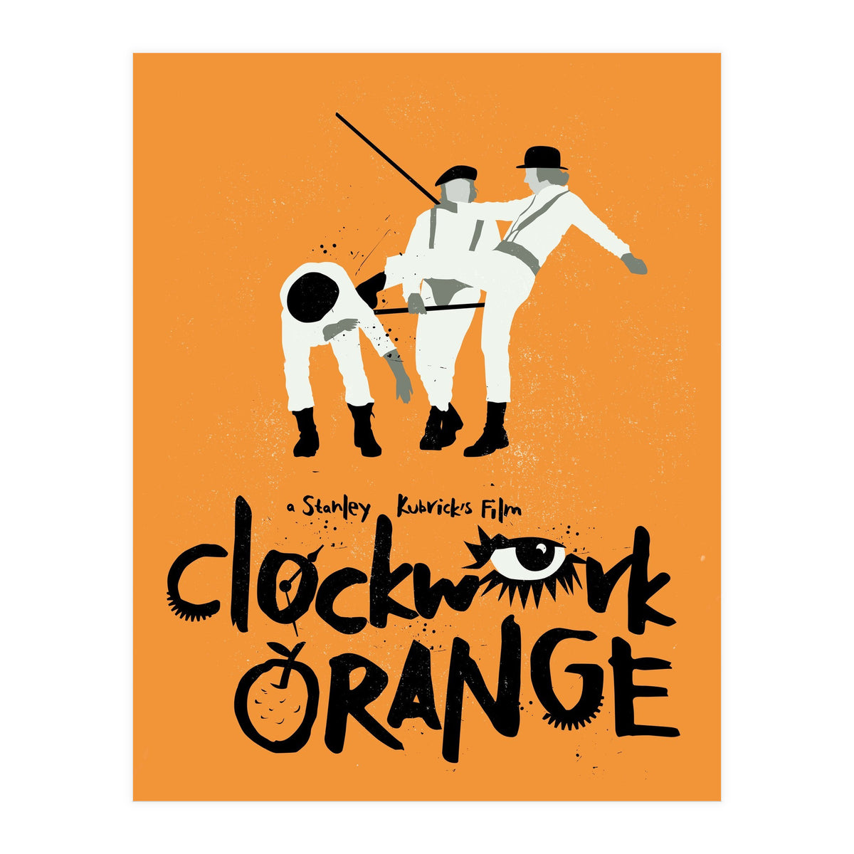 A Clockwork Orange movie poster (Print Only)