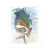 Yacht painting art watercolor (Print Only) thumbnail