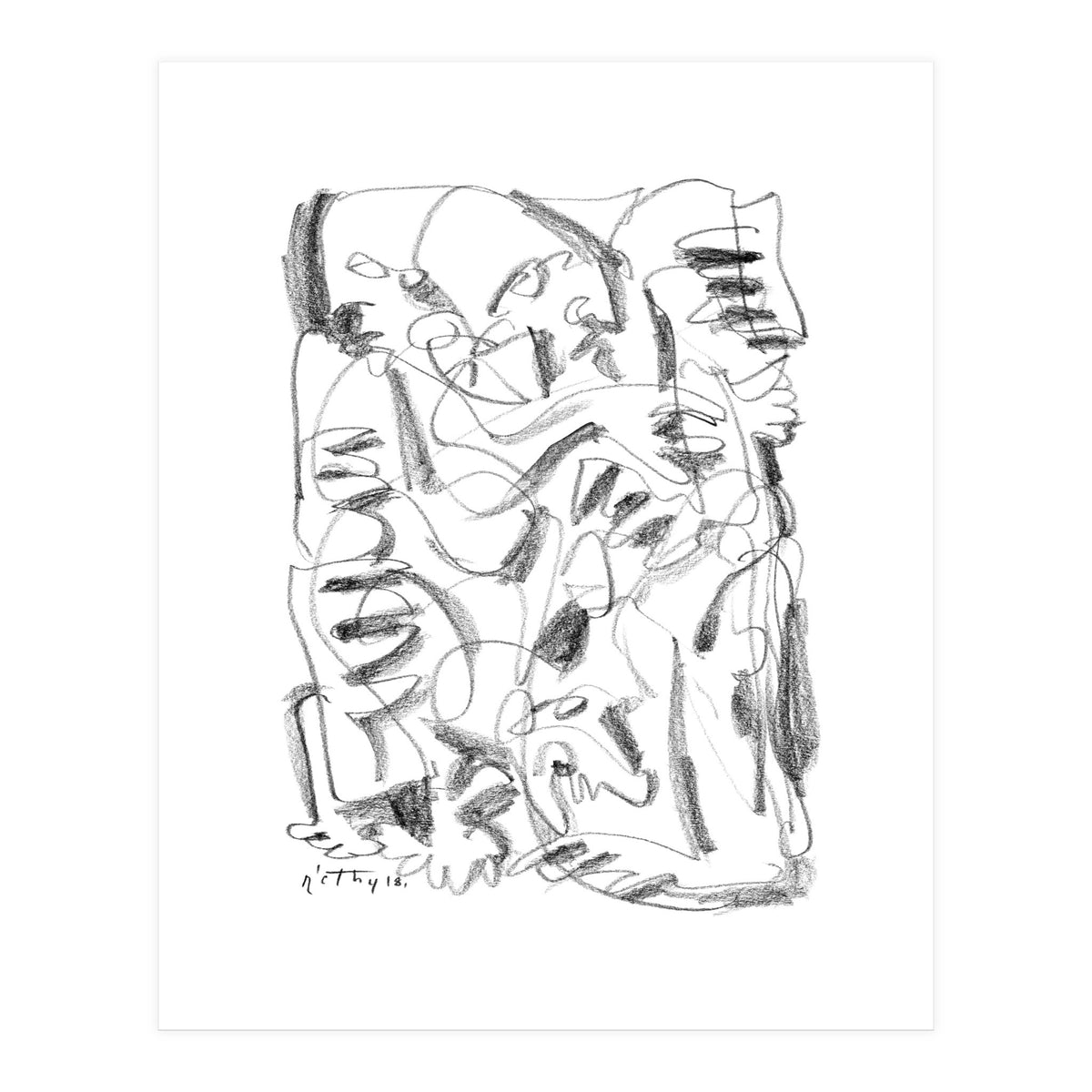 Out of the Shadows - b&w (Print Only)