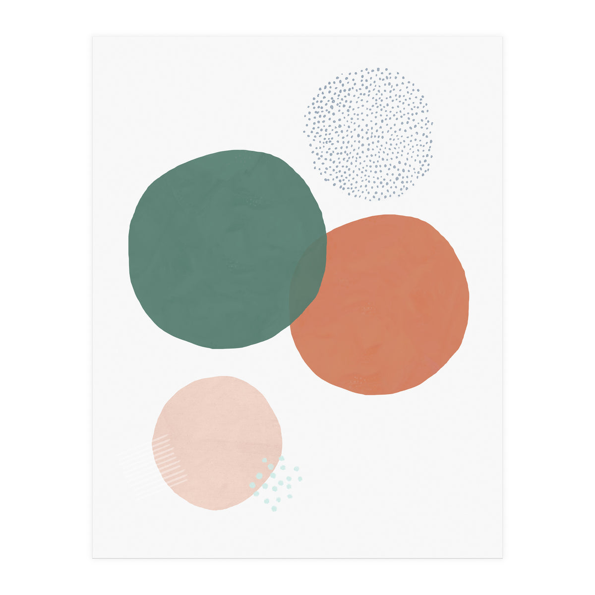 Abstract Soft Circles  (Print Only)