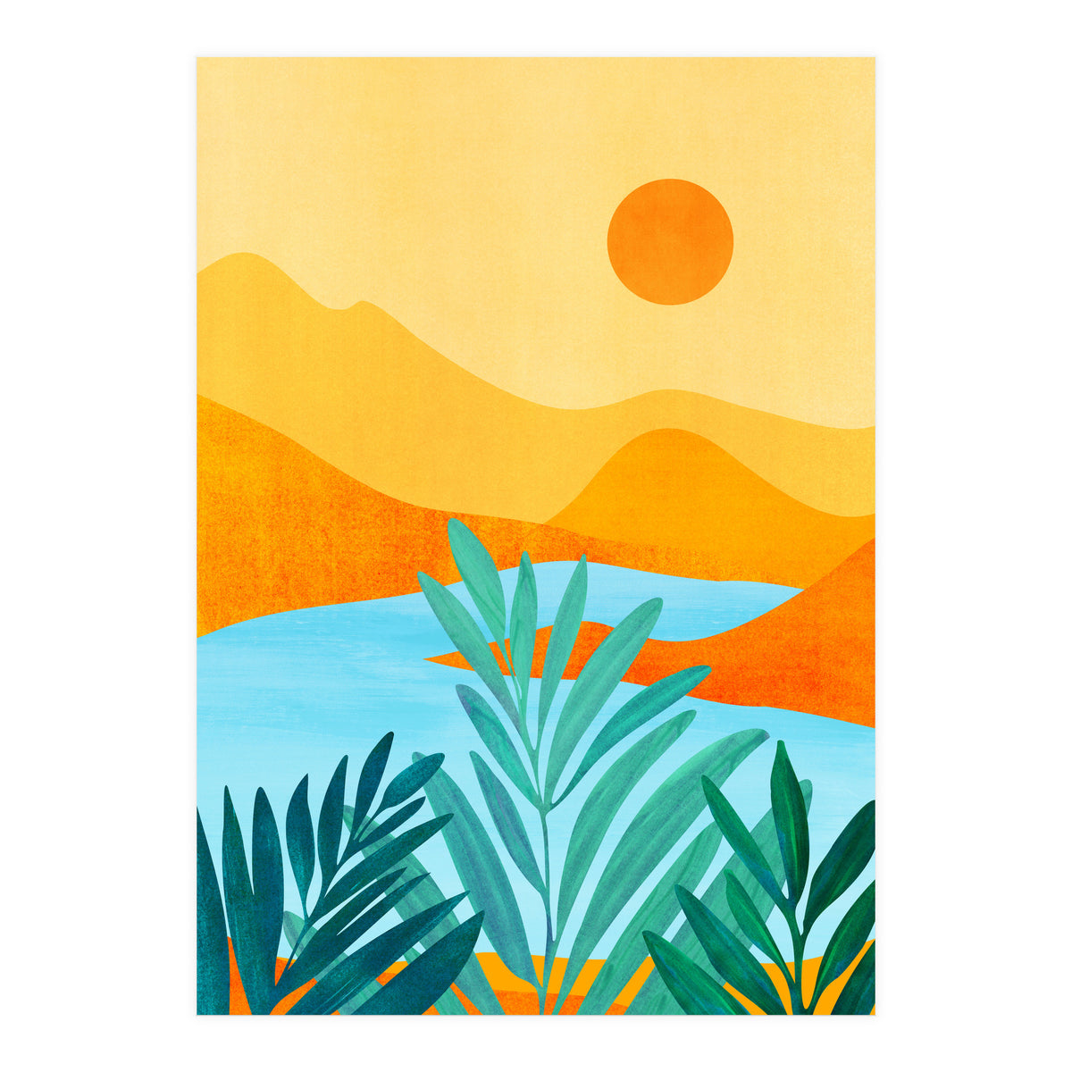 Summer Mountains (Print Only)
