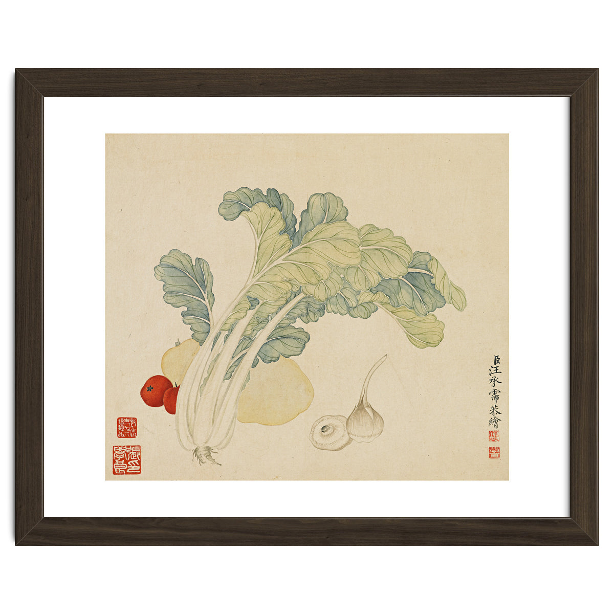 Wang Chengyu ~flowers, Vegetables, Chinese Cabbage, Potatoes, Garlic, Tomatoes, Vegetables