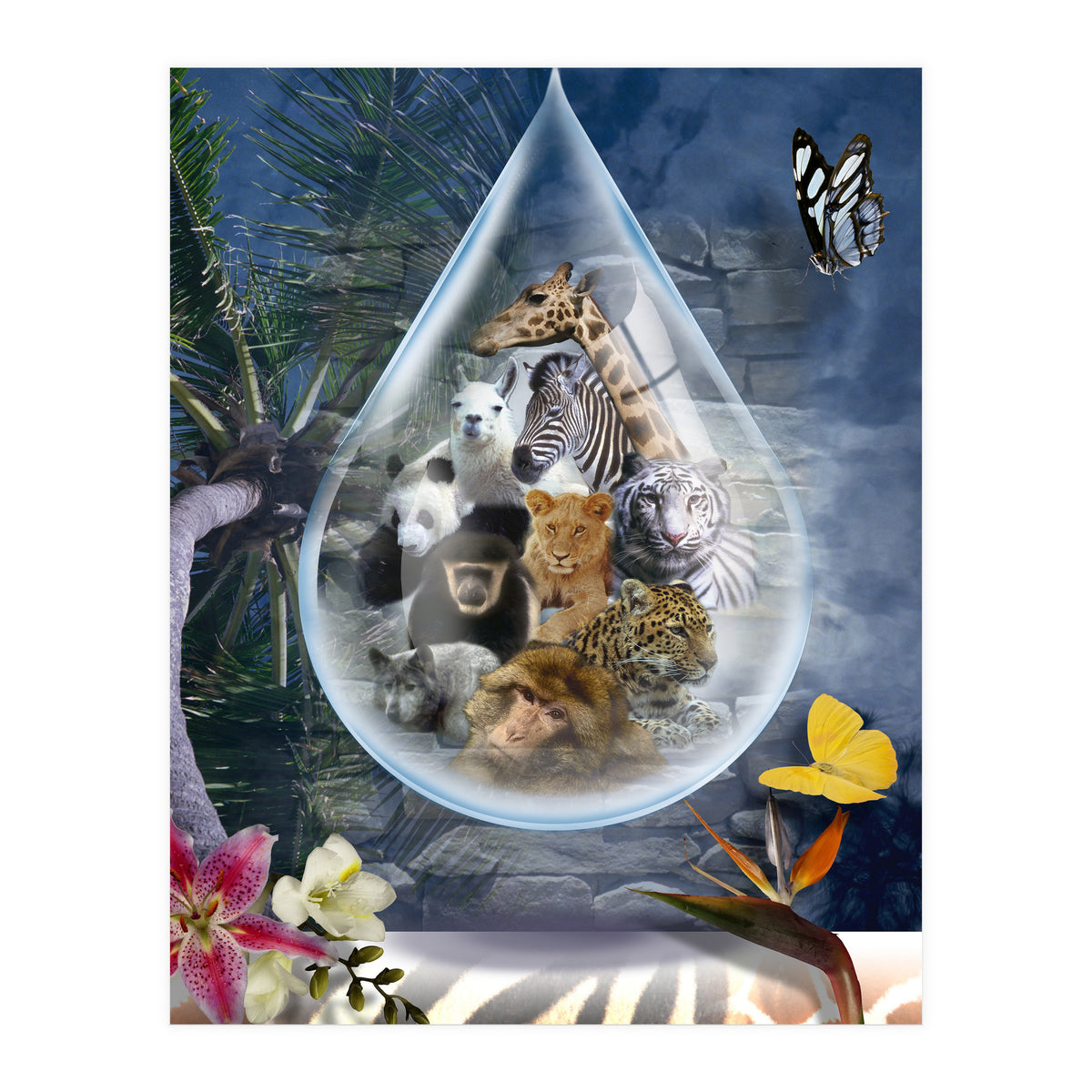 Jungle Drop (Print Only)