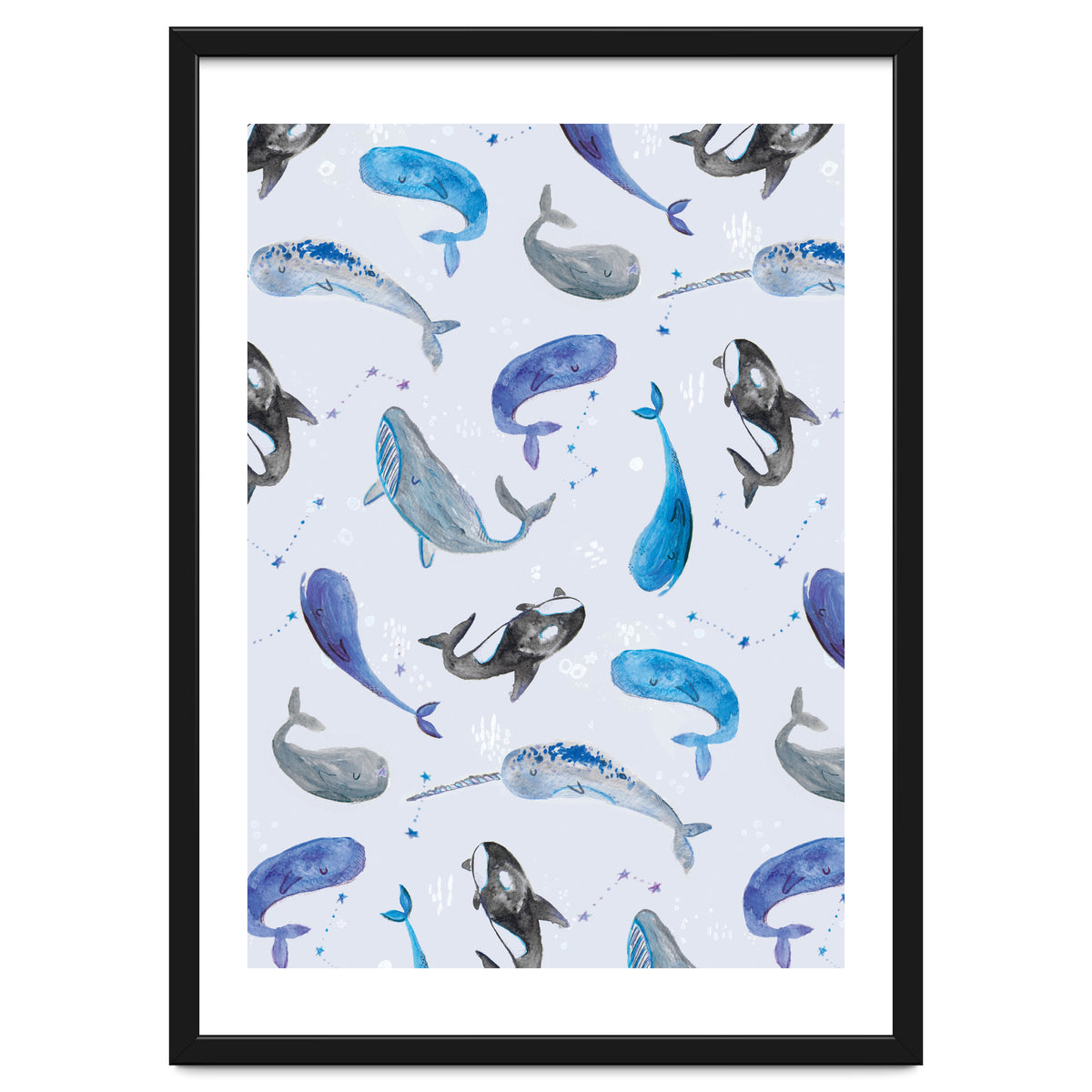 Whales Repeat Pattern