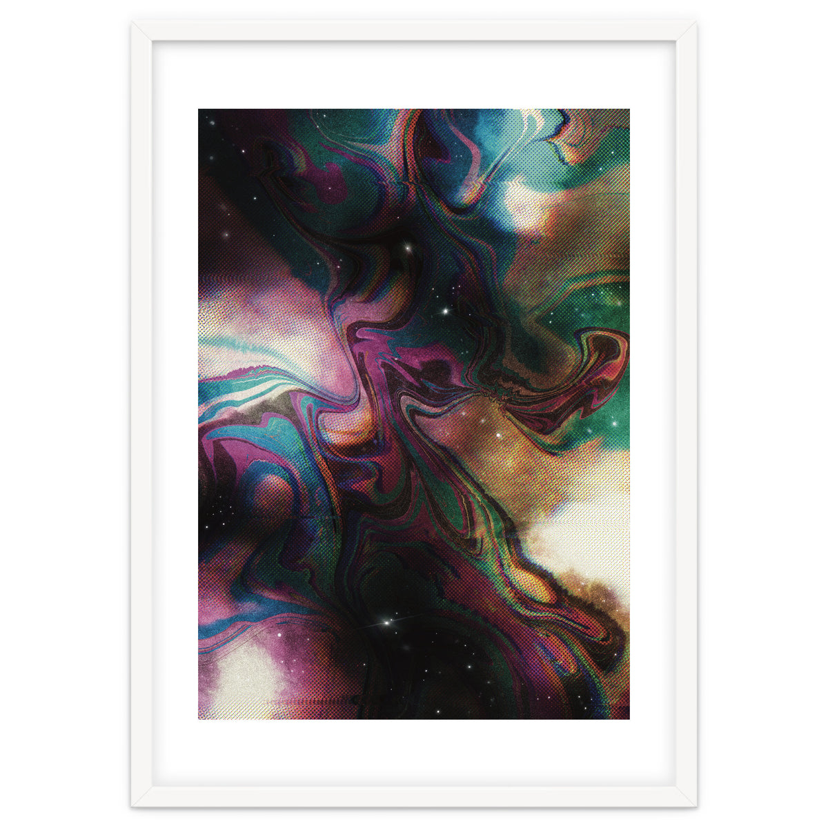 Retro Vintage Abstract Space