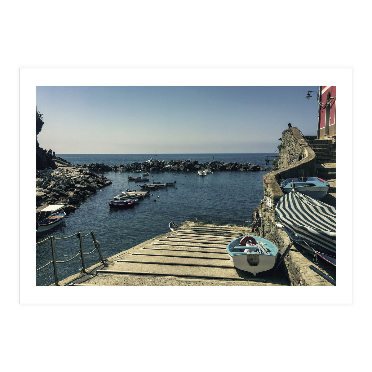 Cinque Terre Boarding (Print Only)