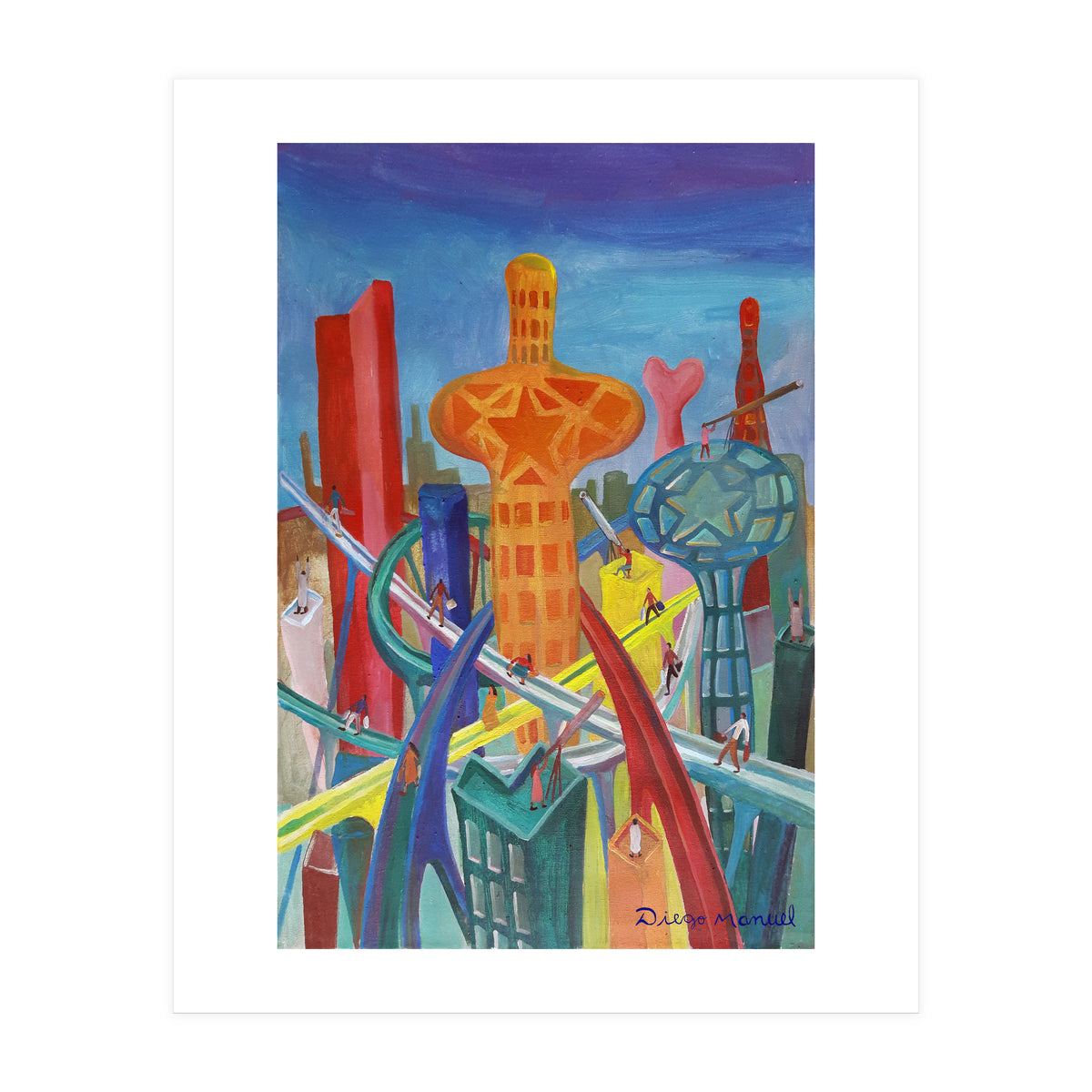 Ciudad Futurista (Print Only)