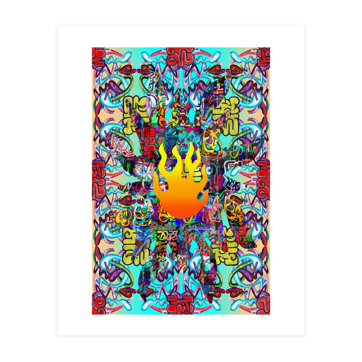 Fuego Y Graffiti 35 (Print Only)