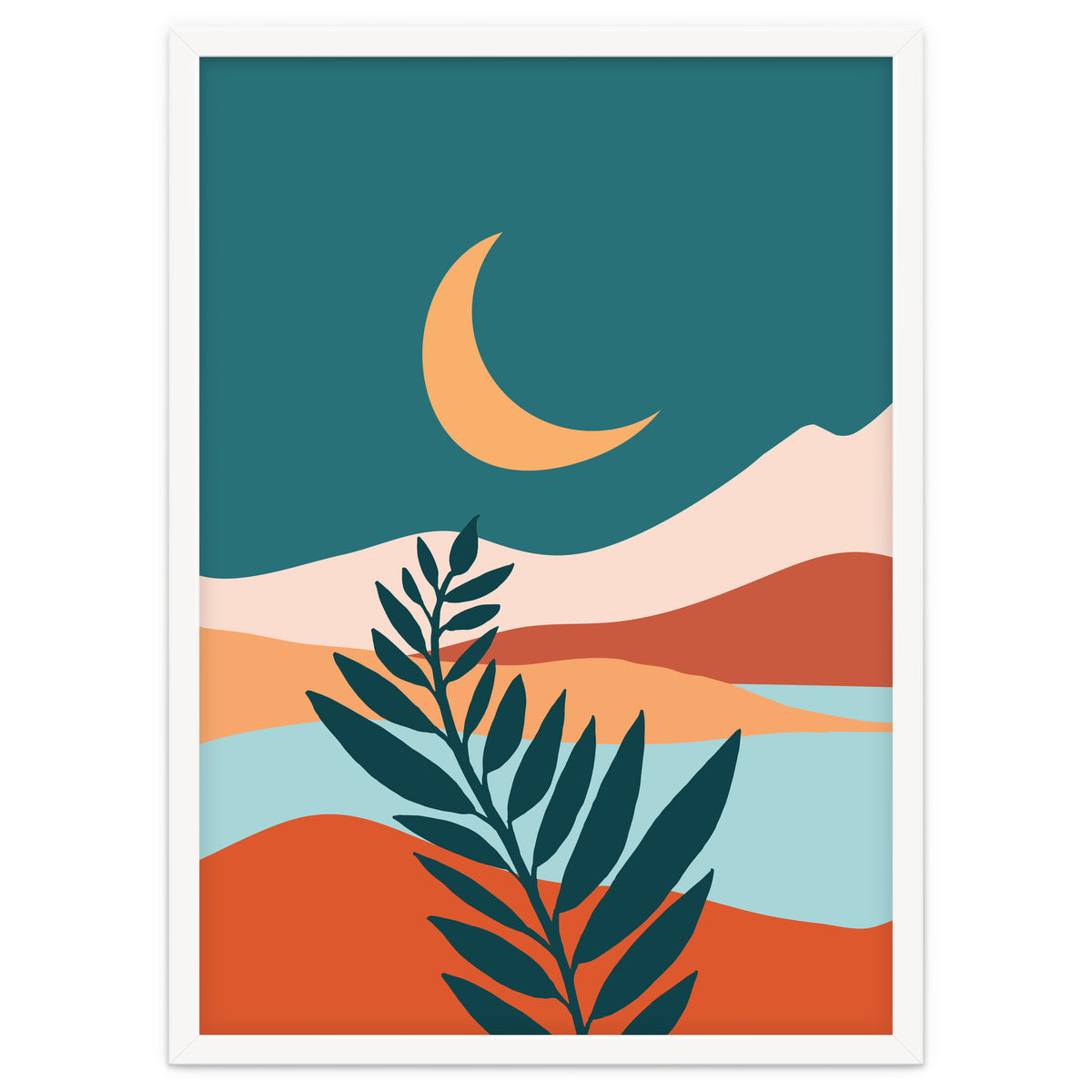 Moonlit Mediterranean