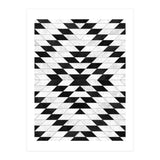 Urban Tribal Pattern No.15 - Aztec - White Concrete (Print Only) thumbnail