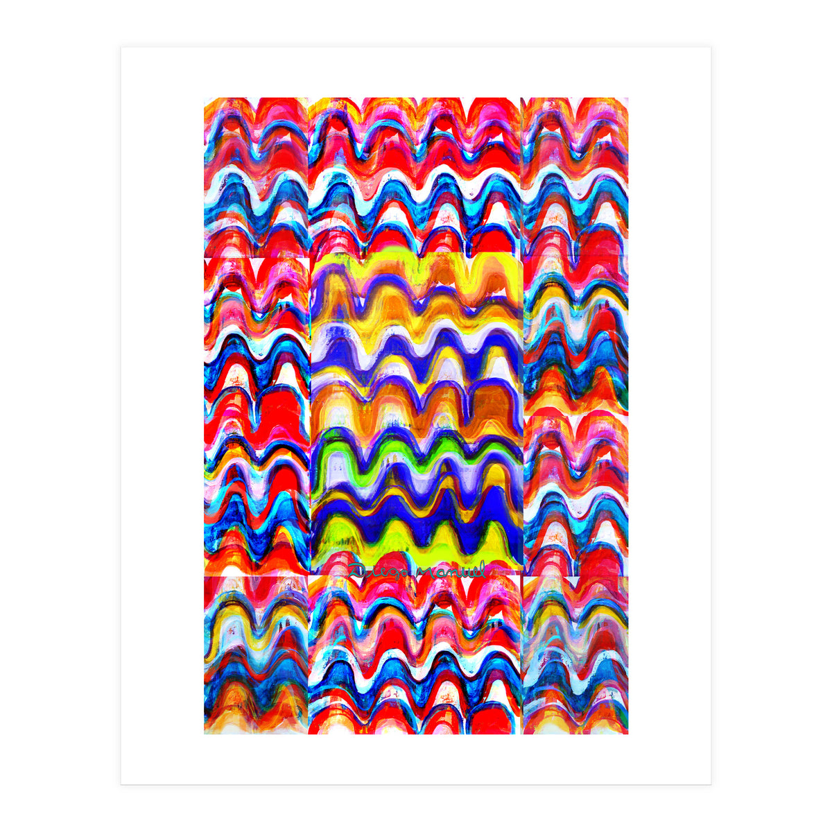 Pop abstract color full (Print Only)