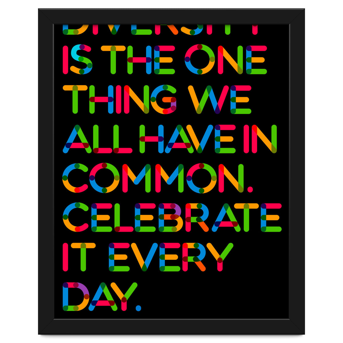 DIVERSITY (black Version)