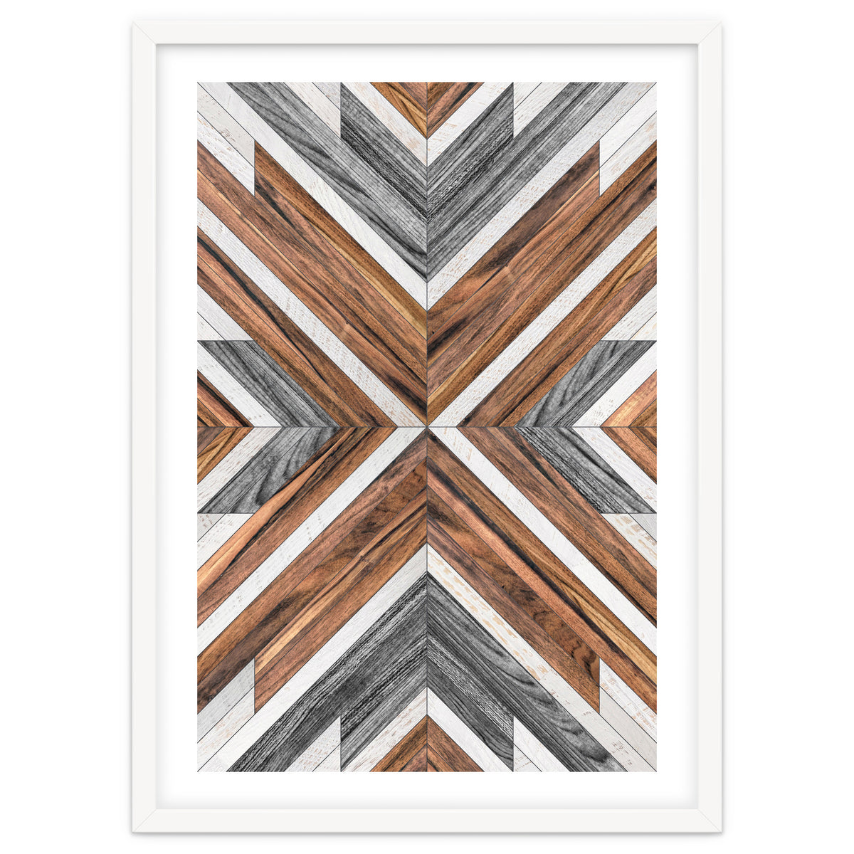 Urban Tribal Pattern No.4 - Wood