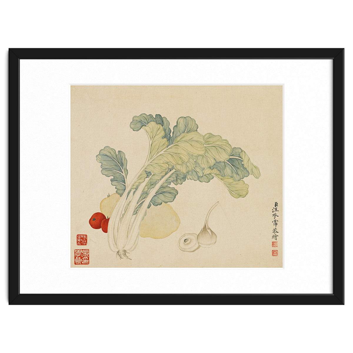 Wang Chengyu ~flowers, Vegetables, Chinese Cabbage, Potatoes, Garlic, Tomatoes, Vegetables