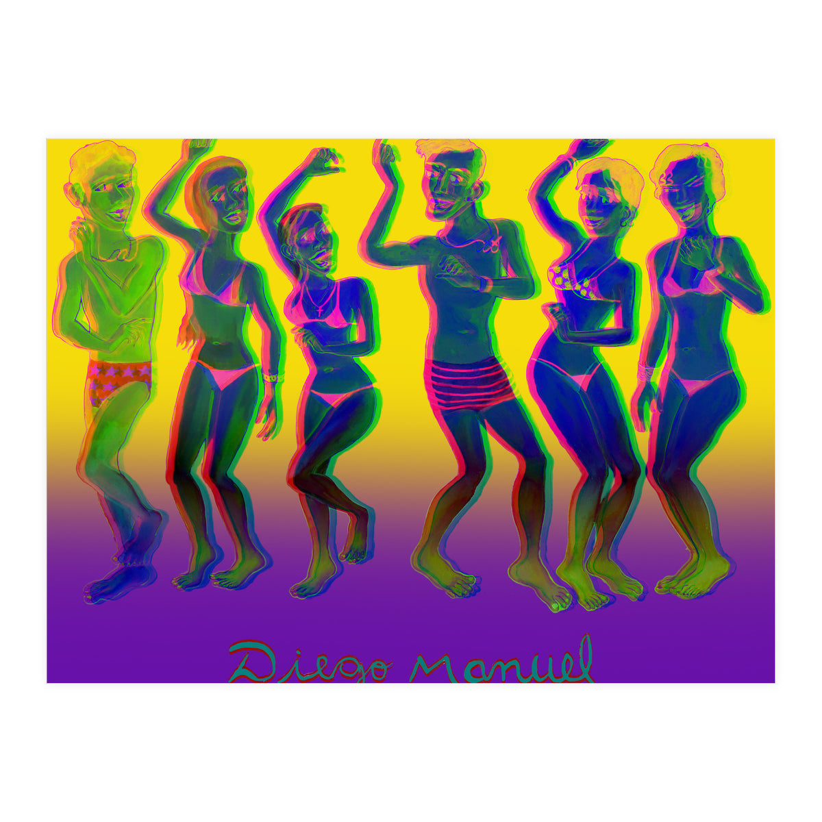 Playa Punta Mogotes 3d (Print Only)