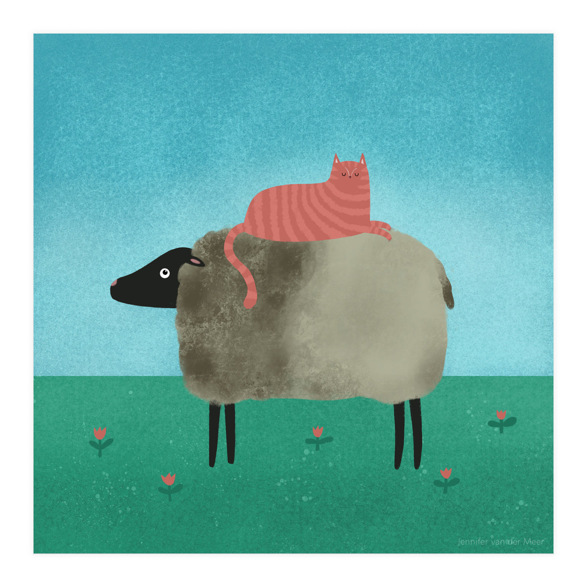 Cat 89: The friends (Print Only)