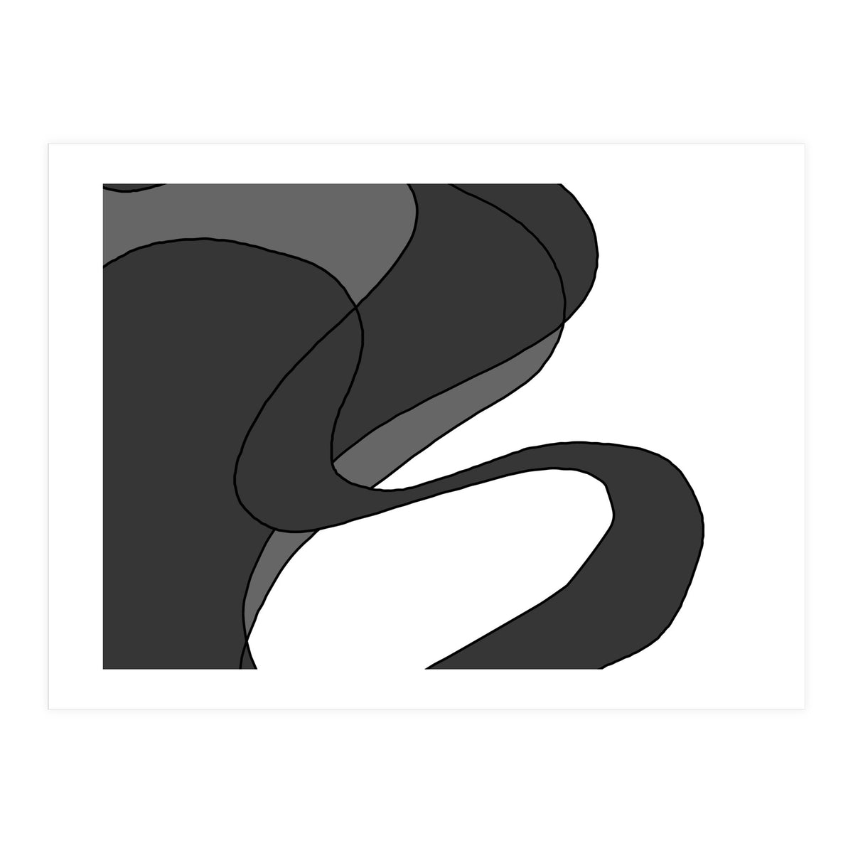 Grey Waves 3 (Print Only)