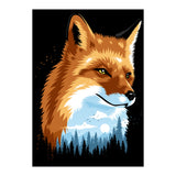 Fox Colors Forest (Print Only) thumbnail