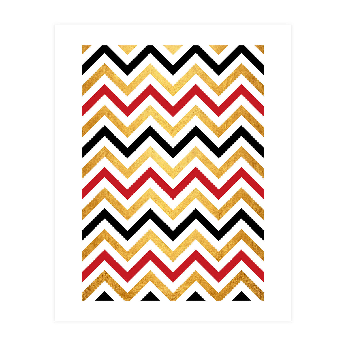 Chevron Golden II (Print Only)