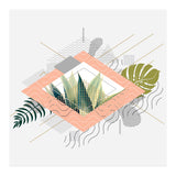 Abstract geometrical and botanical shapes I (Print Only) thumbnail